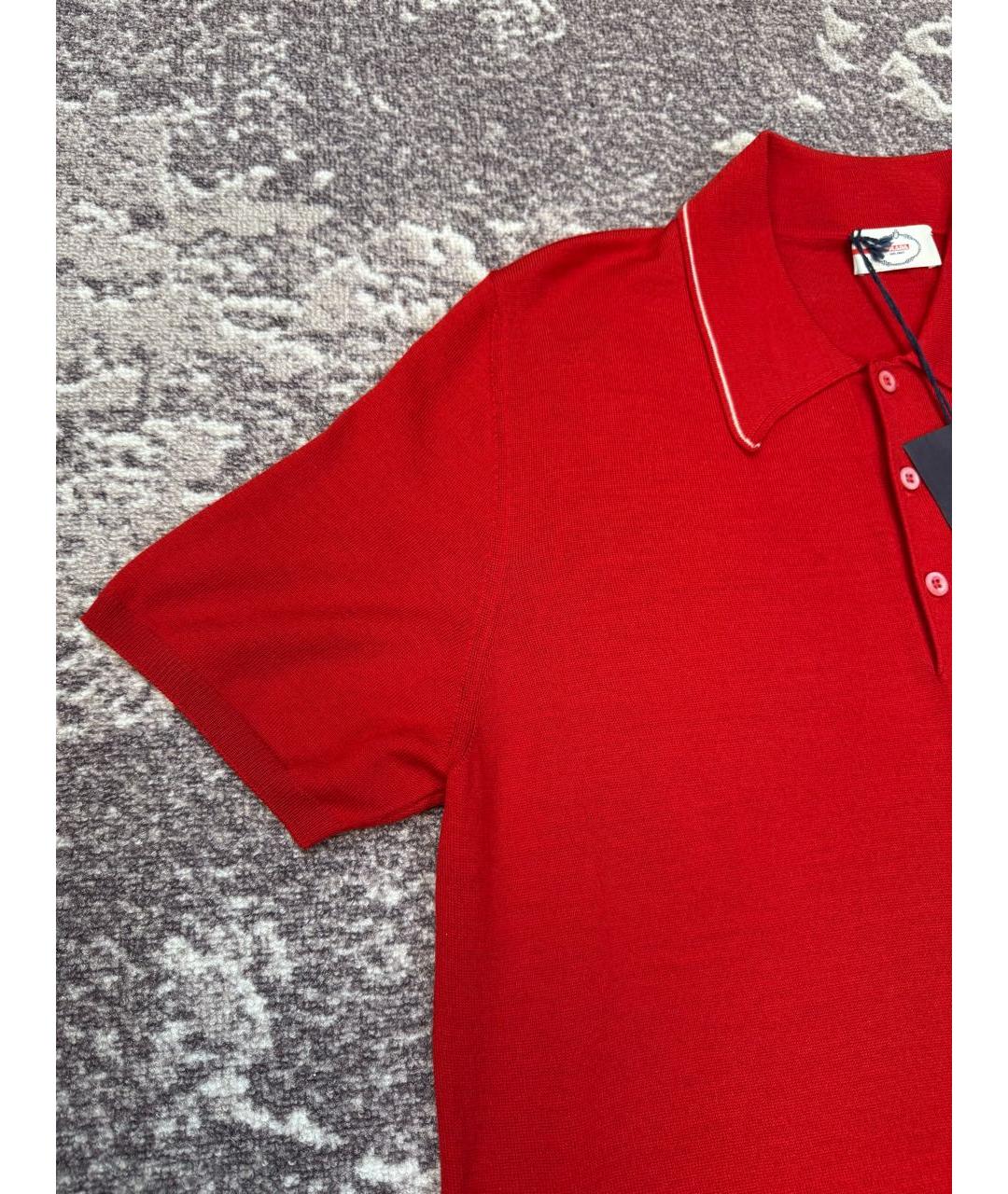 PRADA Красное поло с коротким рукавом, фото 2