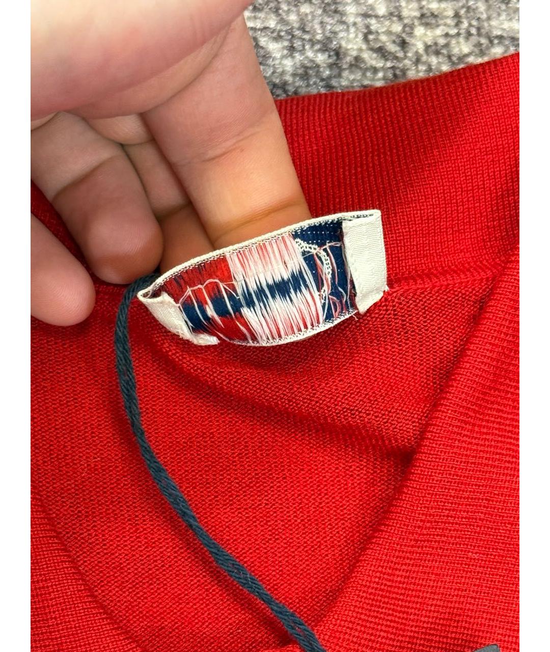 PRADA Красное поло с коротким рукавом, фото 5