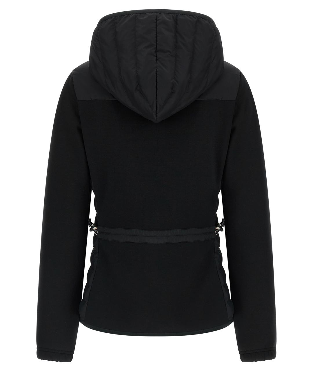 MONCLER GRENOBLE Черный полиамидовый пуховик, фото 2