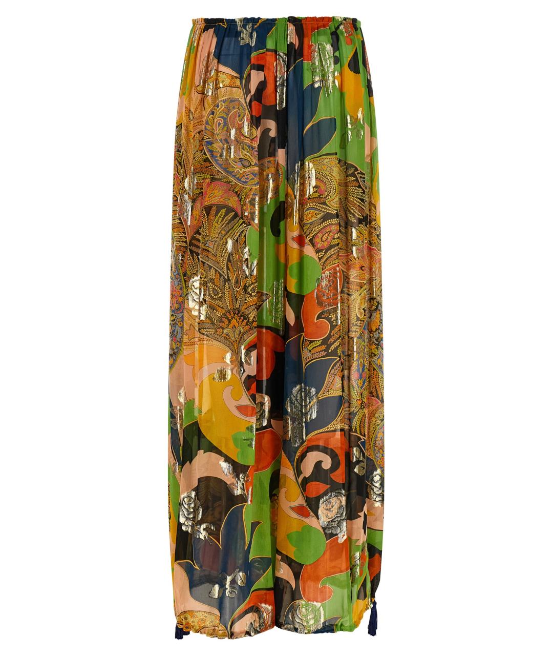 ETRO Мульти шелковые брюки широкие, фото 2