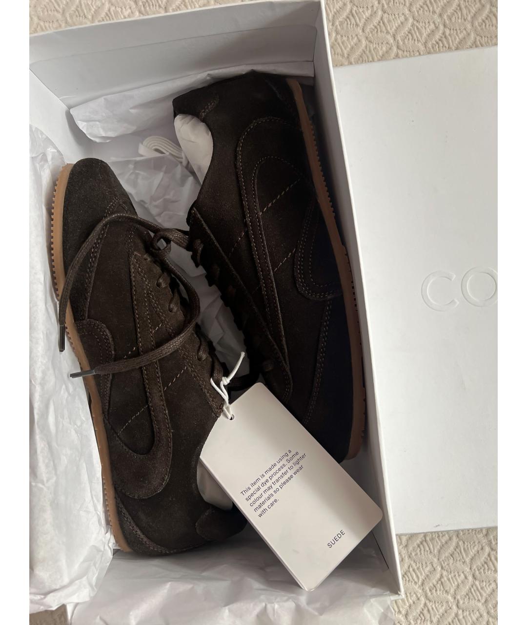 COS Коричневые замшевые кеды, фото 2