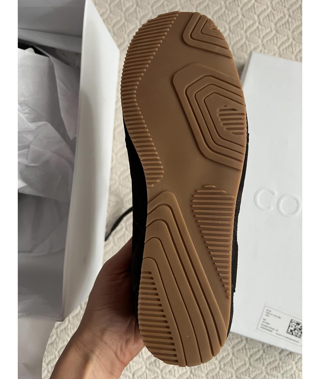 COS Коричневые замшевые кеды, фото 4