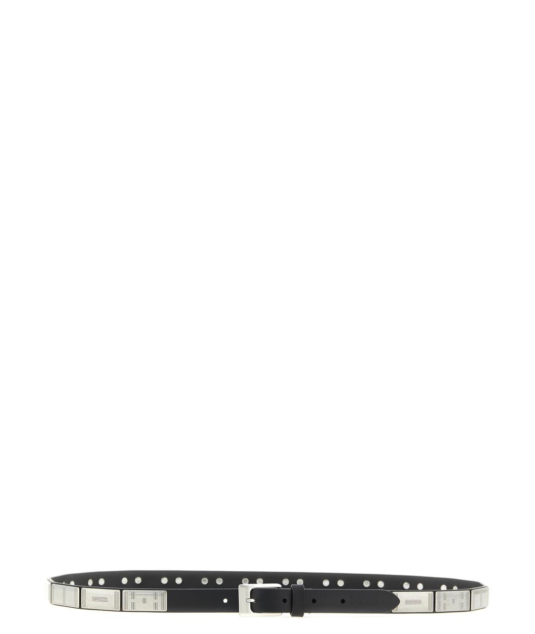 LEMAIRE Черный кожаный ремень, фото 4