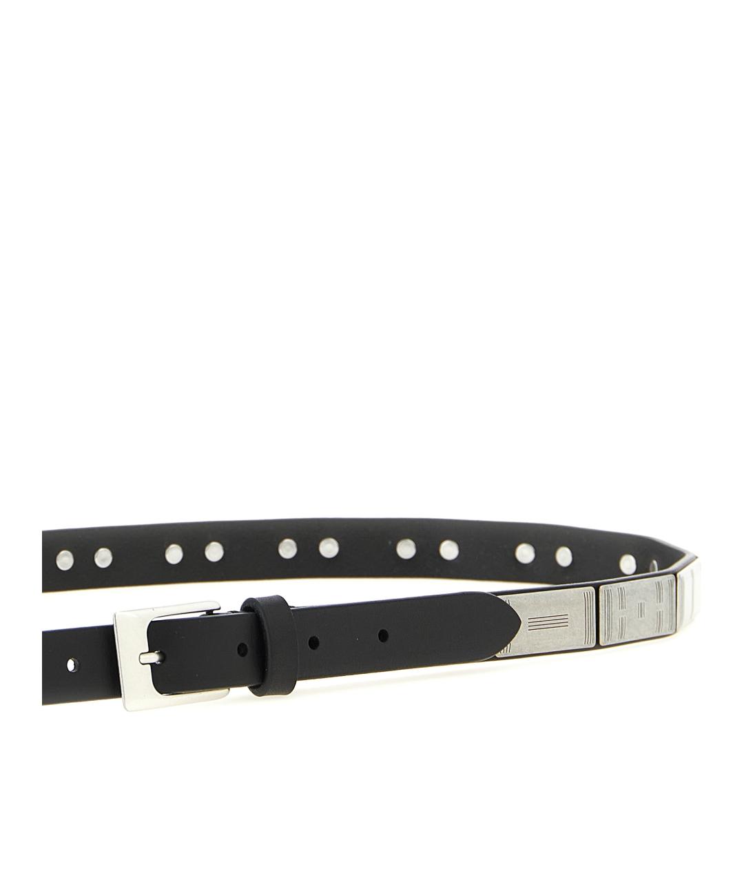 LEMAIRE Черный кожаный ремень, фото 3