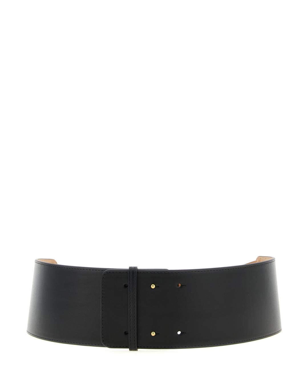 ELISABETTA FRANCHI Черный ремень из искусственной кожи, фото 2