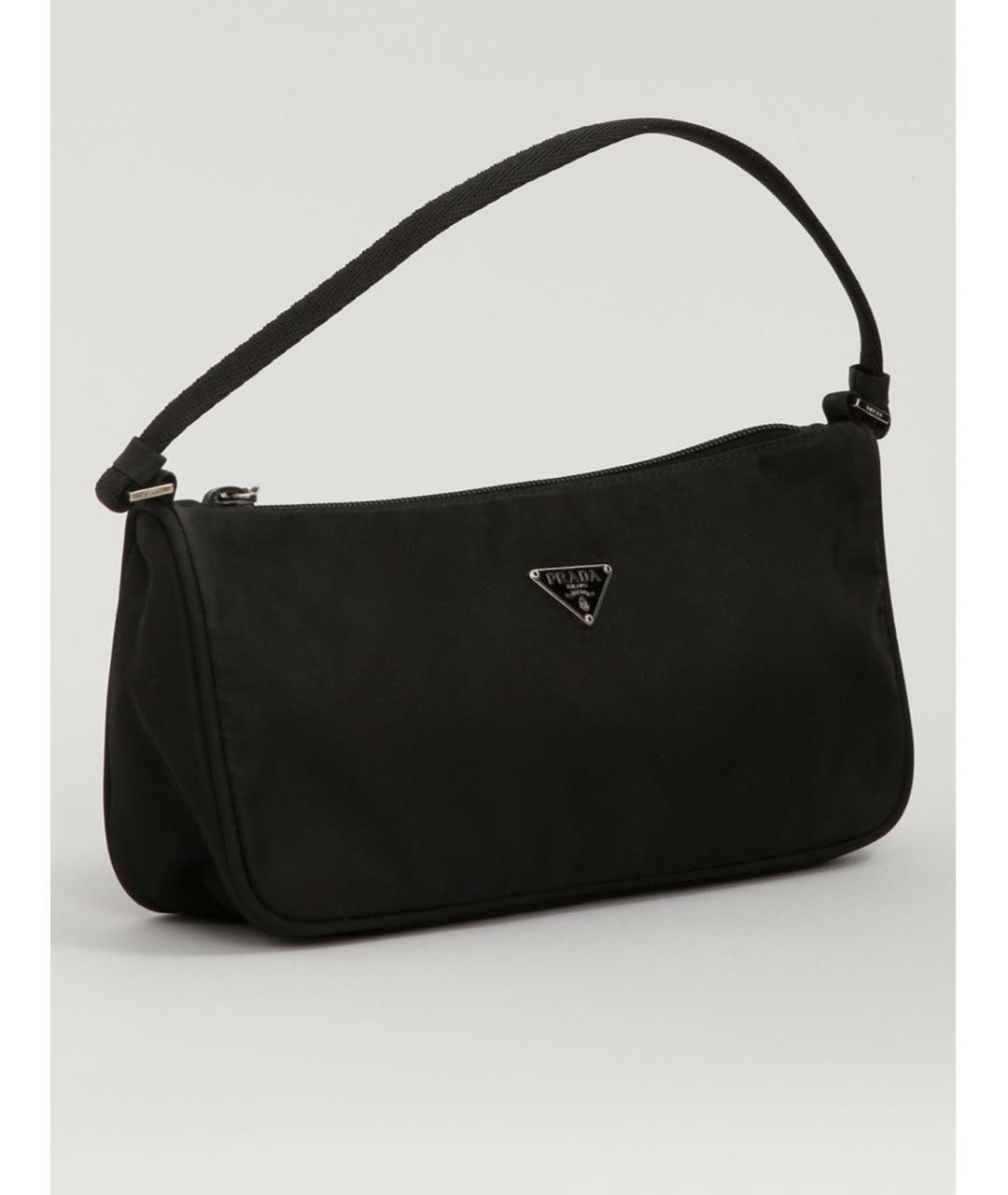 PRADA Черная сумка с короткими ручками, фото 2