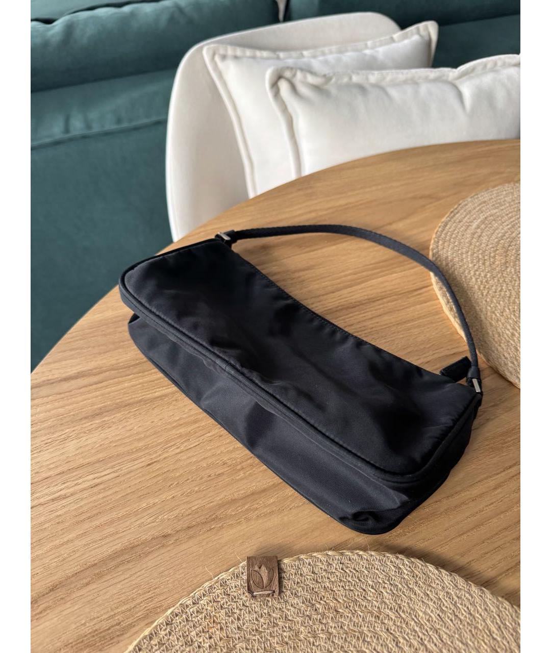 PRADA Черная сумка с короткими ручками, фото 7