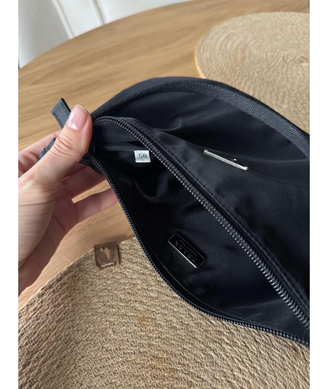 PRADA Черная сумка с короткими ручками, фото 5