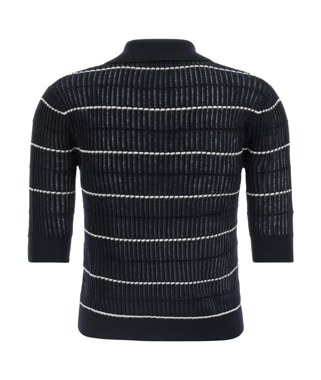 MAX MARA STUDIO Темно-синий шерстяной джемпер / свитер, фото 2