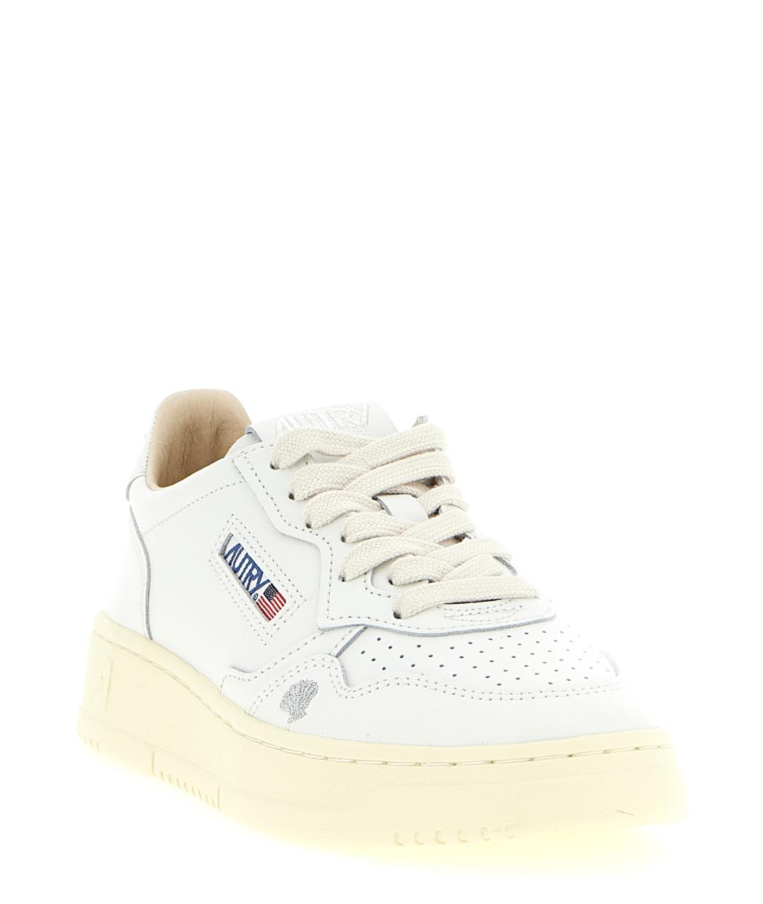AUTRY Белые кожаные кеды, фото 2