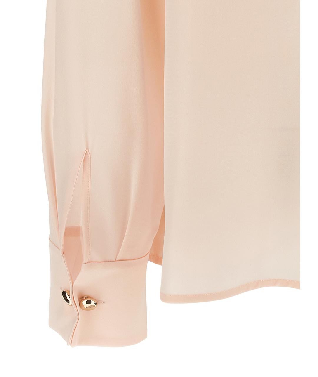 MAX MARA STUDIO Розовая шелковая блузы, фото 4