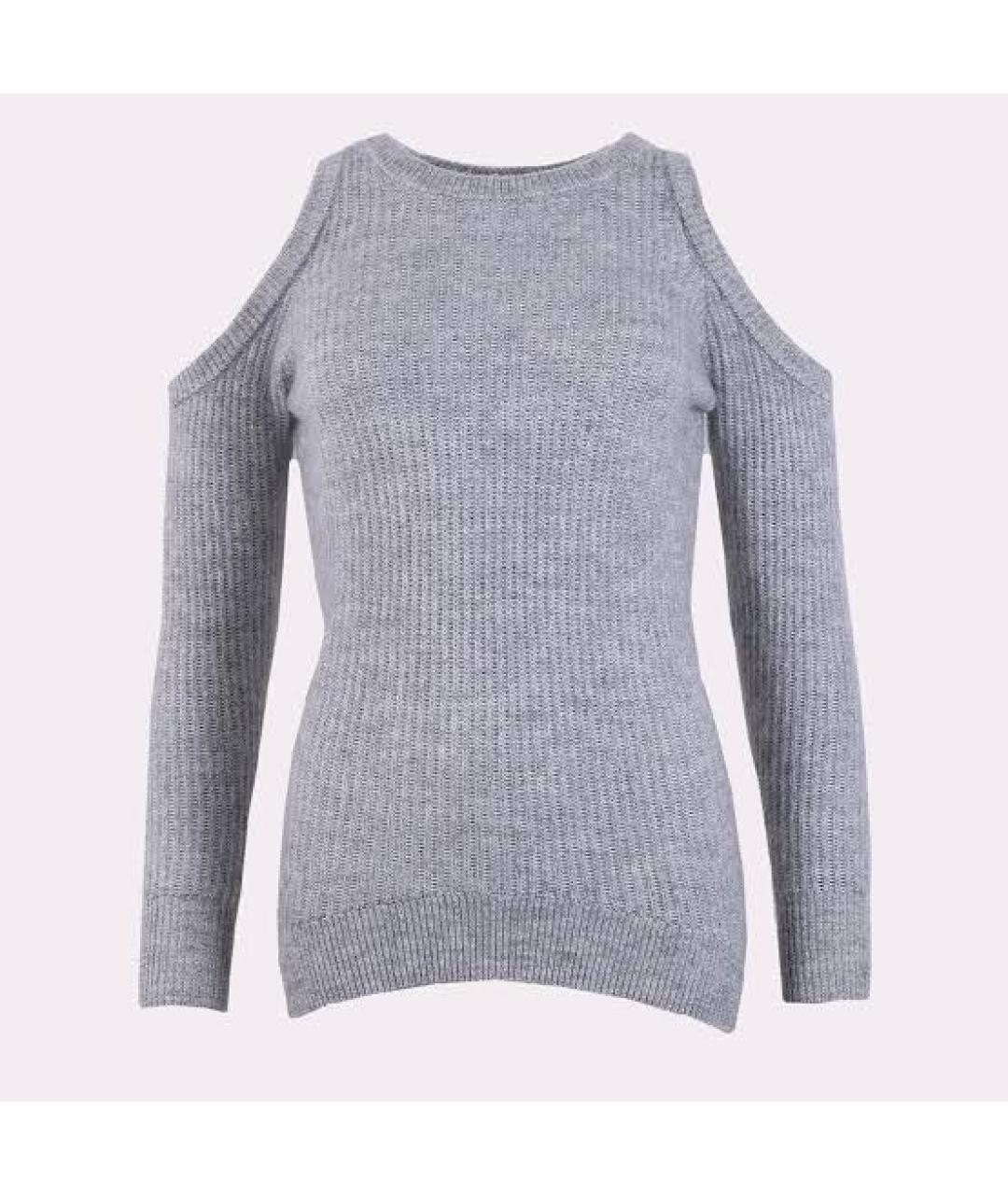 MICHAEL KORS Серый шерстяной джемпер / свитер, фото 8