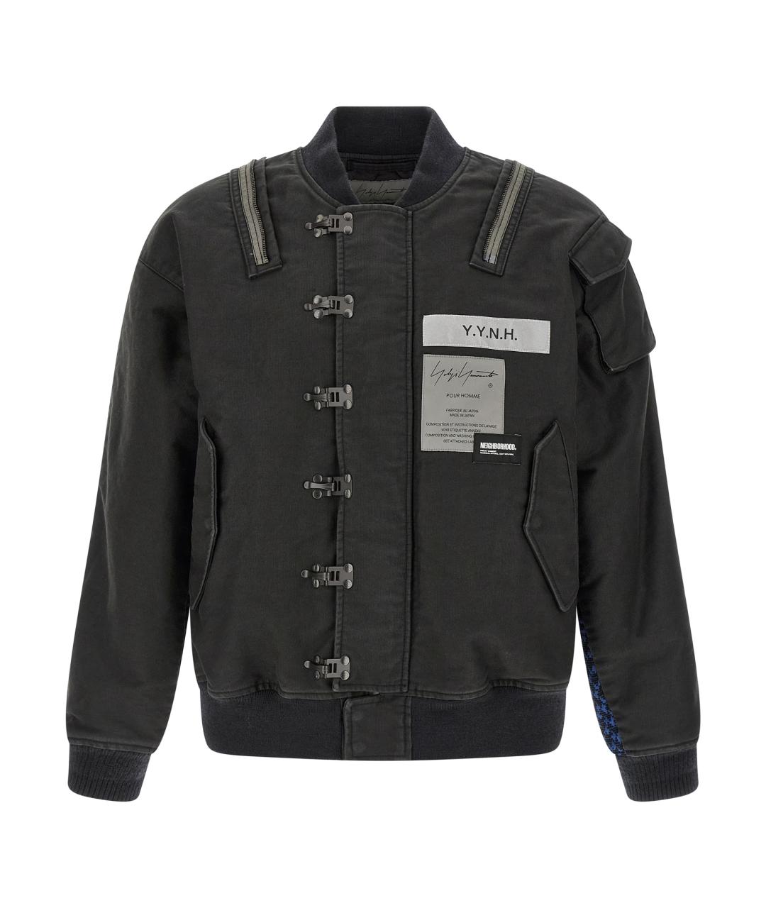 YOHJI YAMAMOTO Черная хлопковая куртка, фото 1