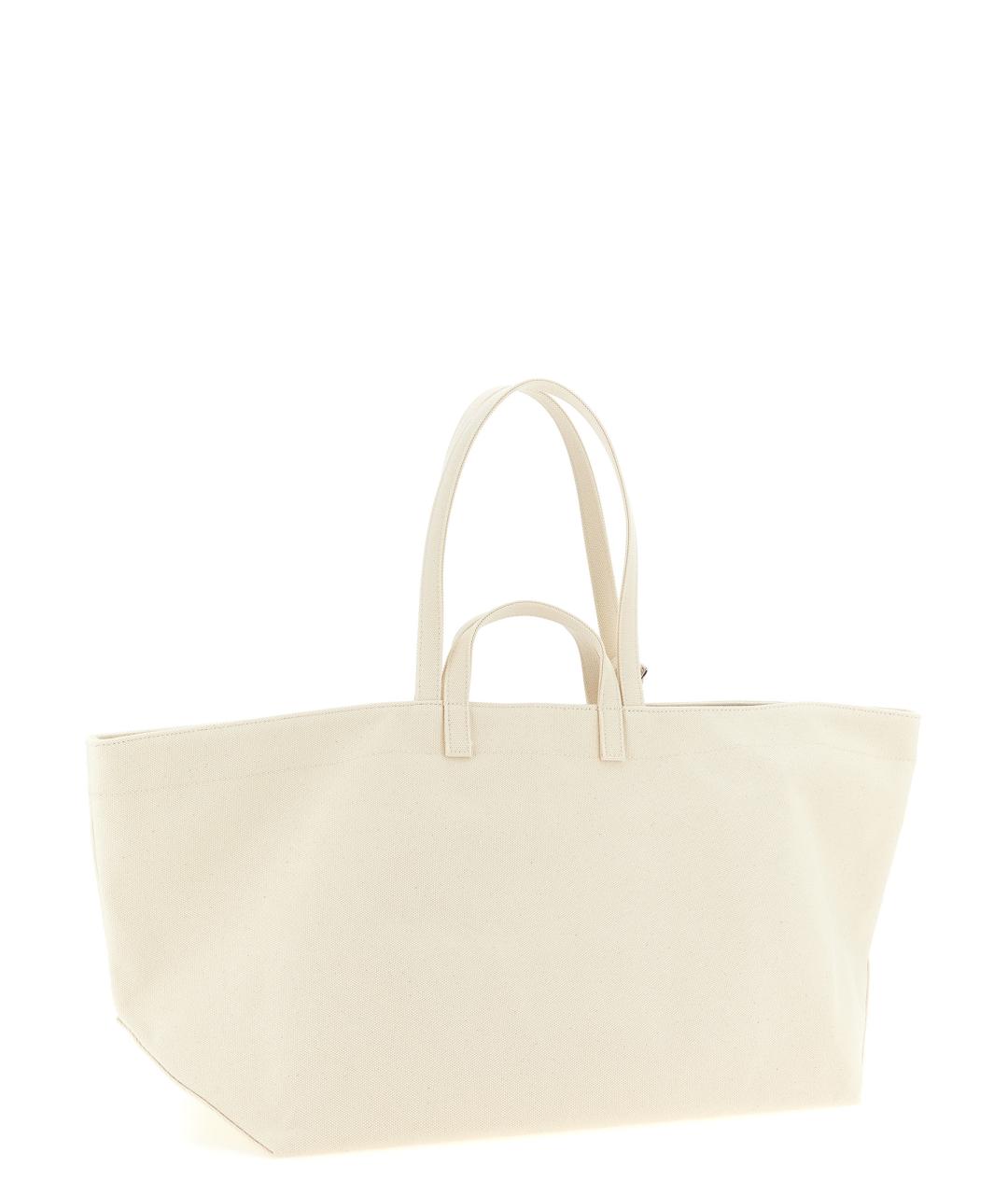 A.P.C. Бежевая хлопковая сумка тоут, фото 2