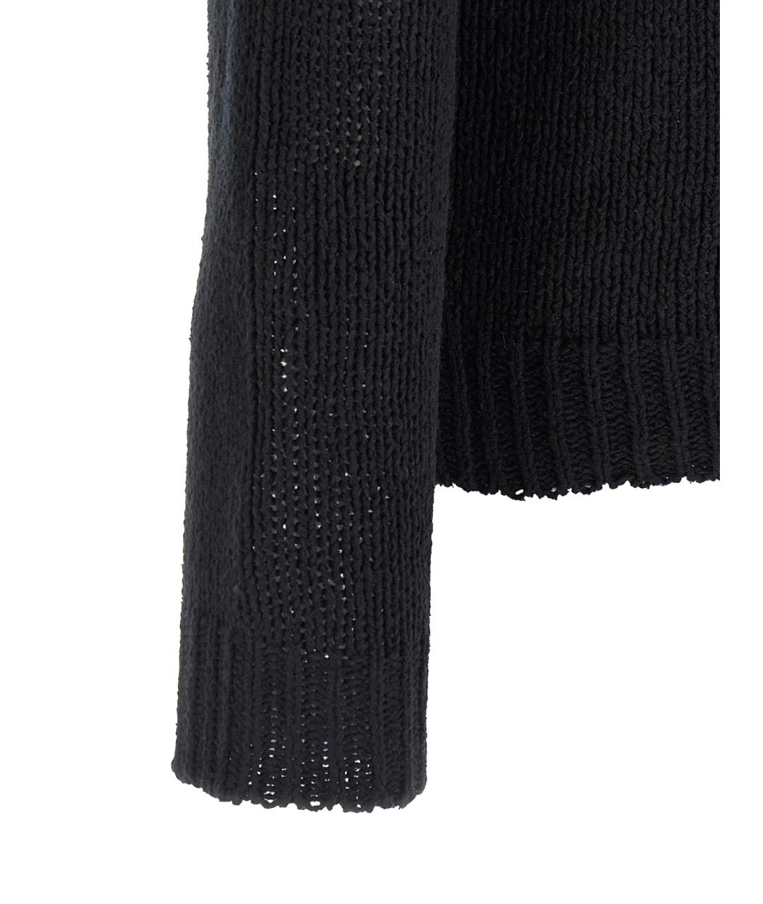 THE ROW Черный шелковый джемпер / свитер, фото 4