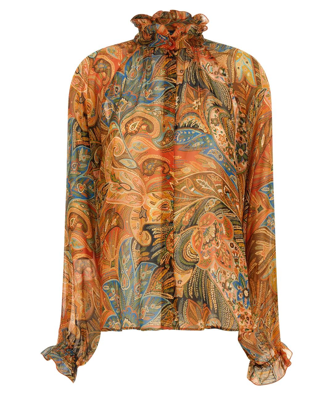 ETRO Мульти шелковая блузы, фото 1