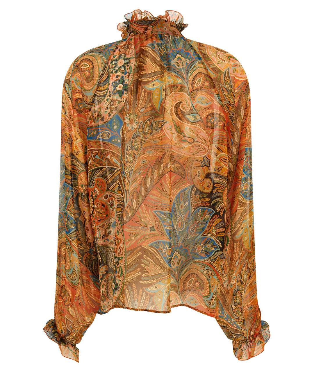 ETRO Мульти шелковая блузы, фото 2