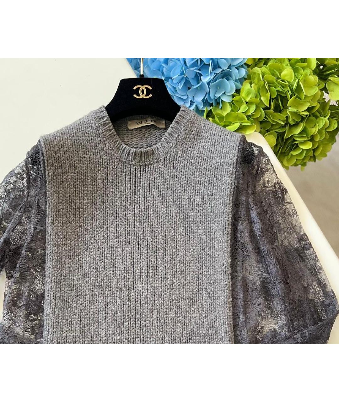 VALENTINO Серый джемпер / свитер, фото 3