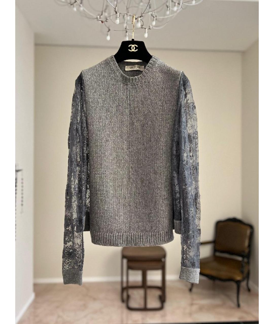 VALENTINO Серый джемпер / свитер, фото 5