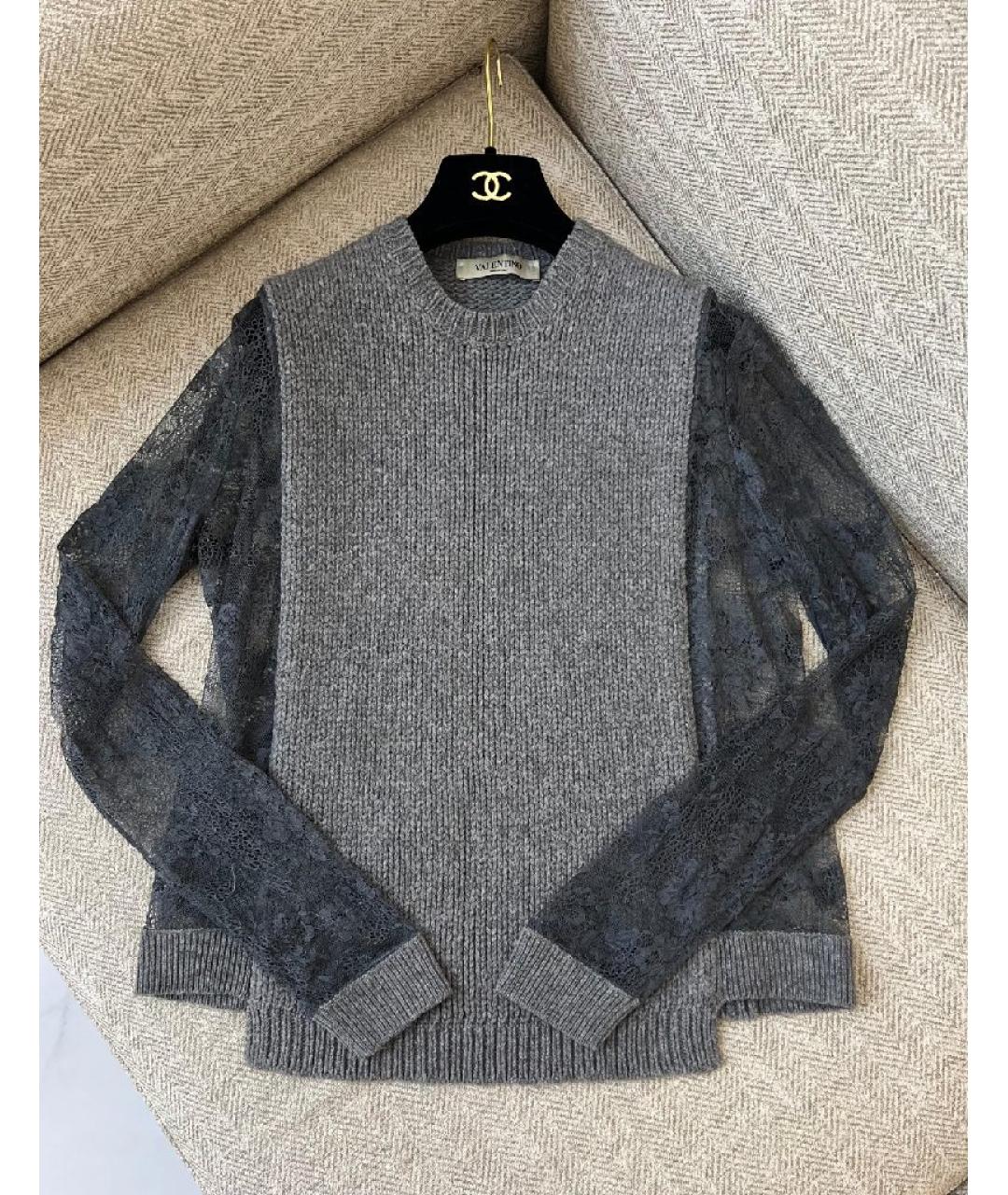 VALENTINO Серый джемпер / свитер, фото 4
