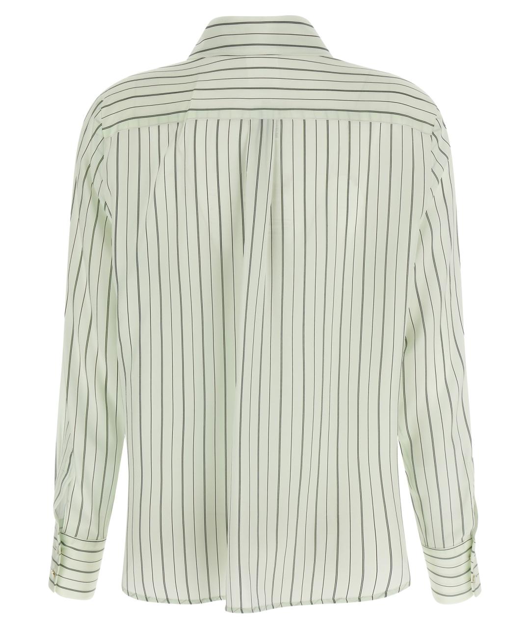 MAX MARA STUDIO Зеленая шелковая блузы, фото 2