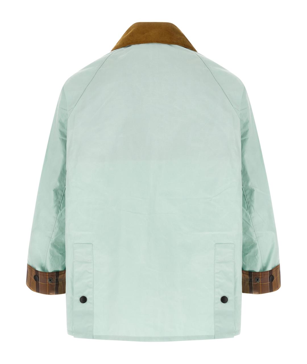 BARBOUR Голубая хлопковая куртка, фото 3