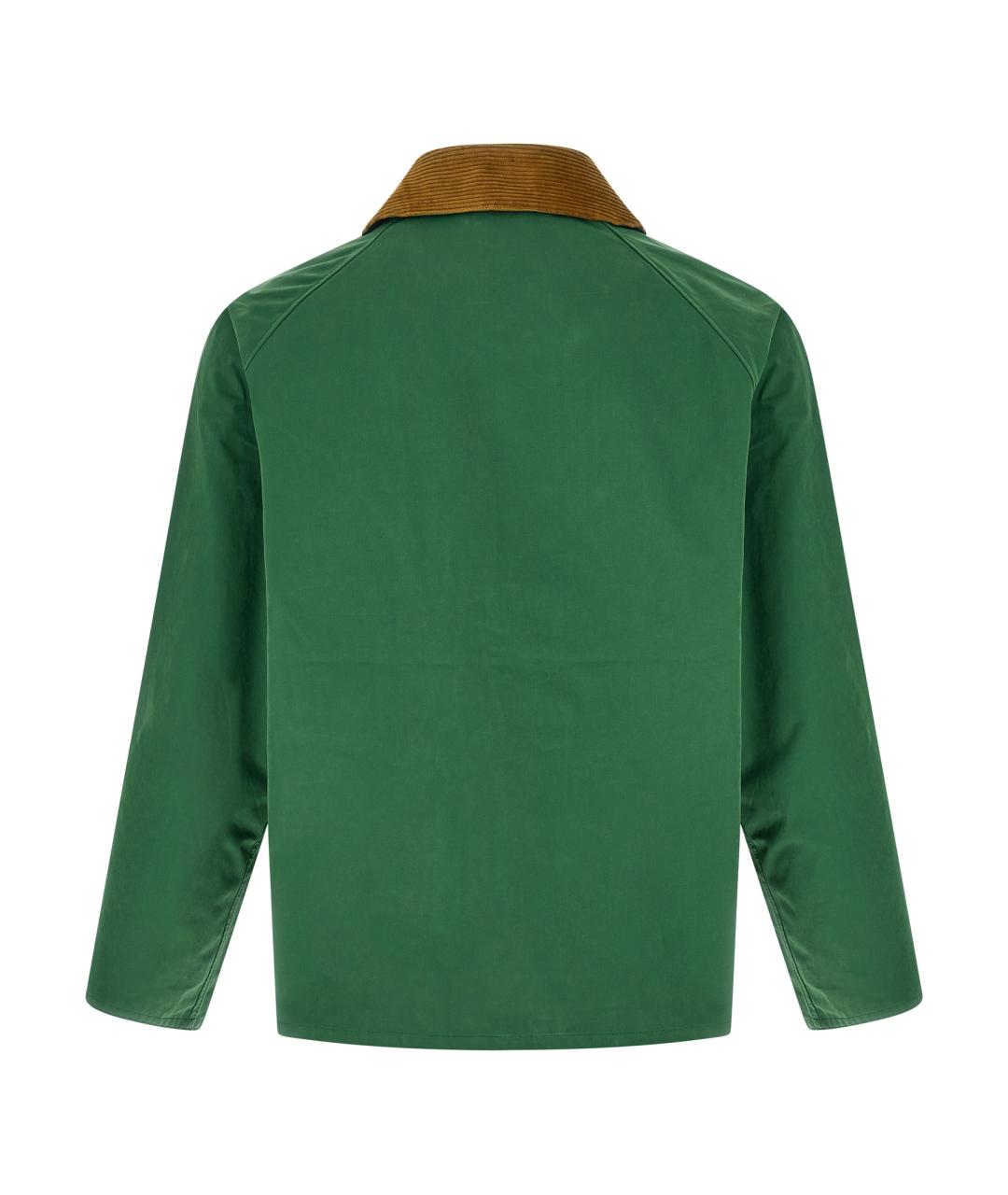 BARBOUR Зеленая хлопковая куртка, фото 3