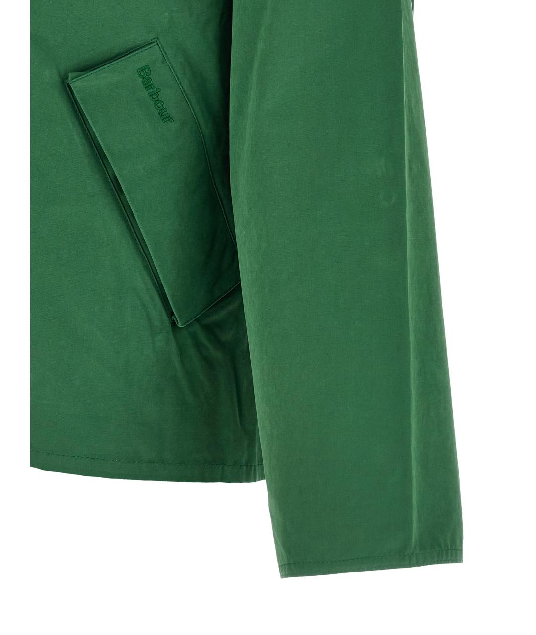 BARBOUR Зеленая хлопковая куртка, фото 5