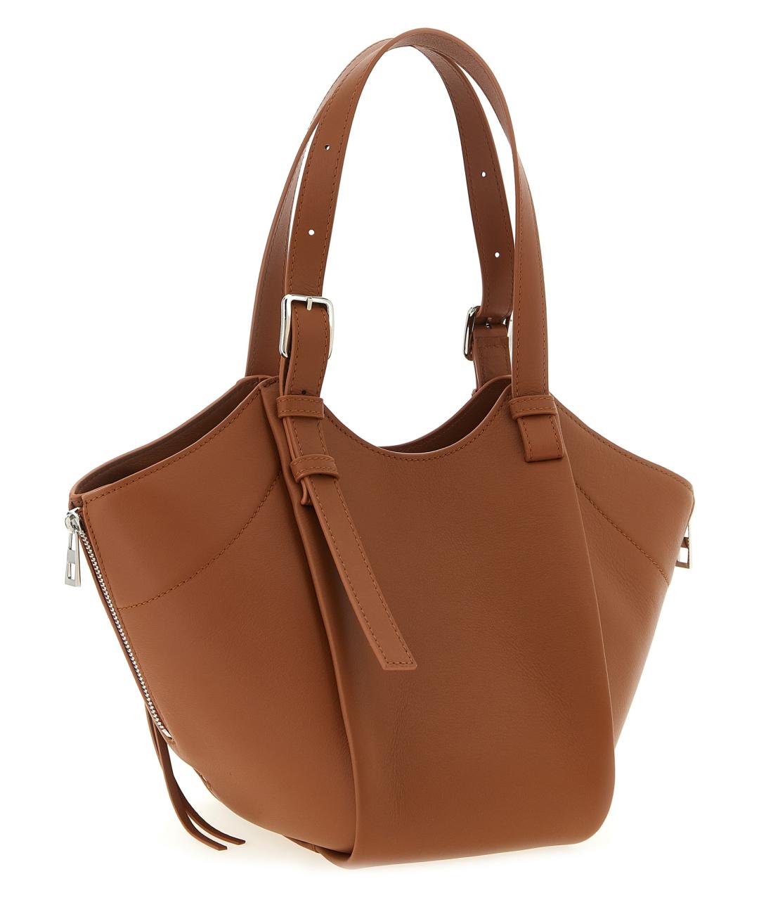 LOEWE Коричневая кожаная сумка тоут, фото 2