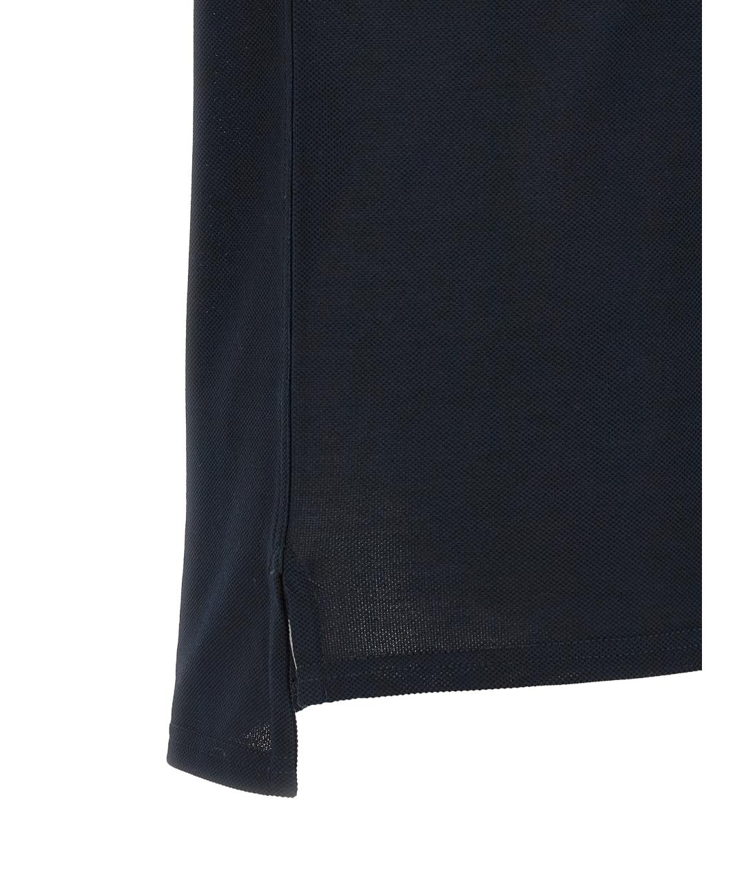 GIVENCHY Синее хлопковое поло с коротким рукавом, фото 4