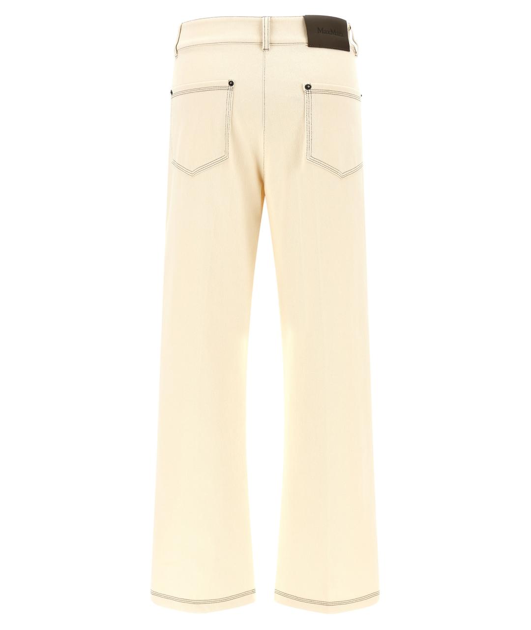 MAX MARA Хлопковые прямые брюки, фото 2