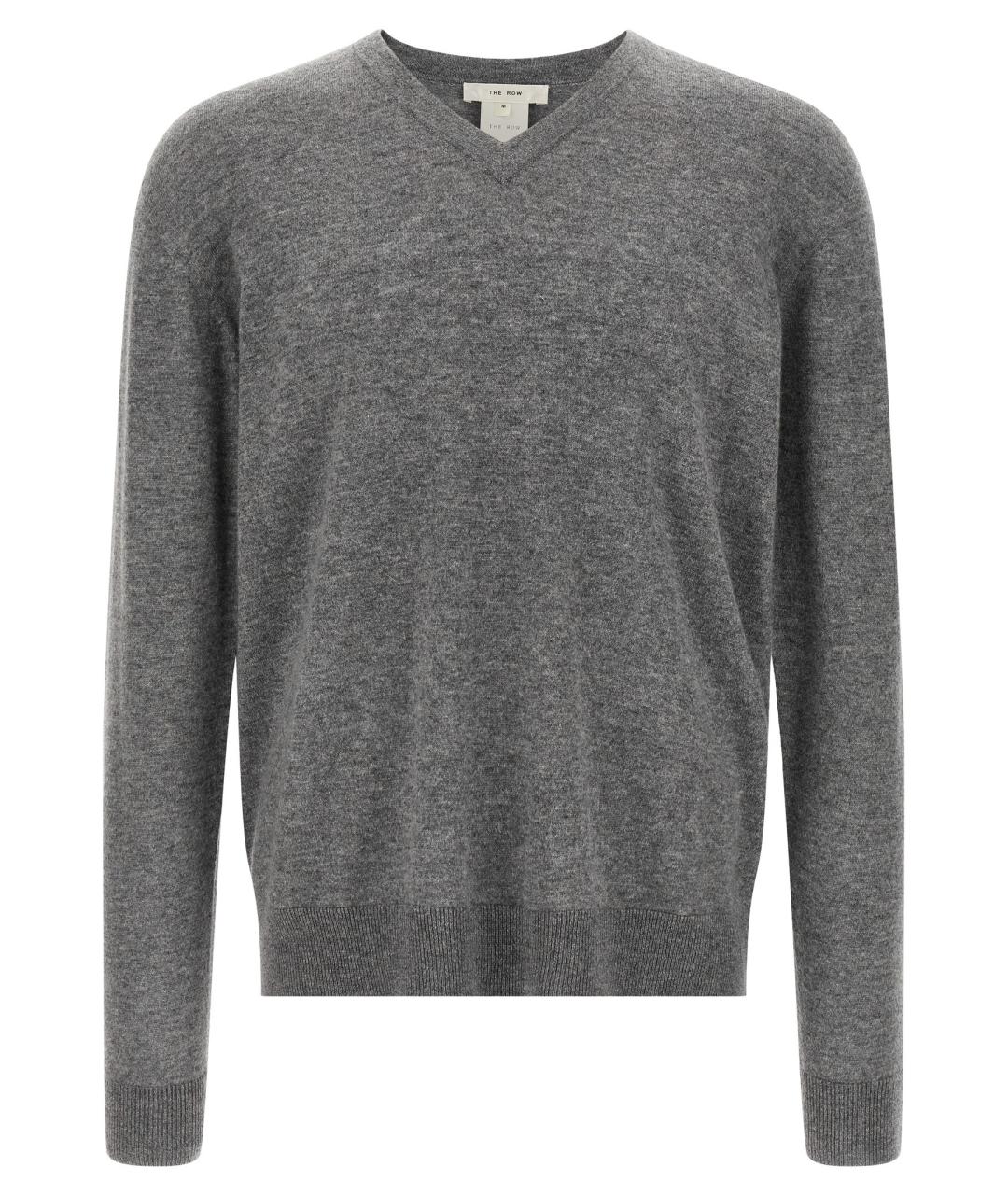 THE ROW Серый кашемировый кардиган, фото 1