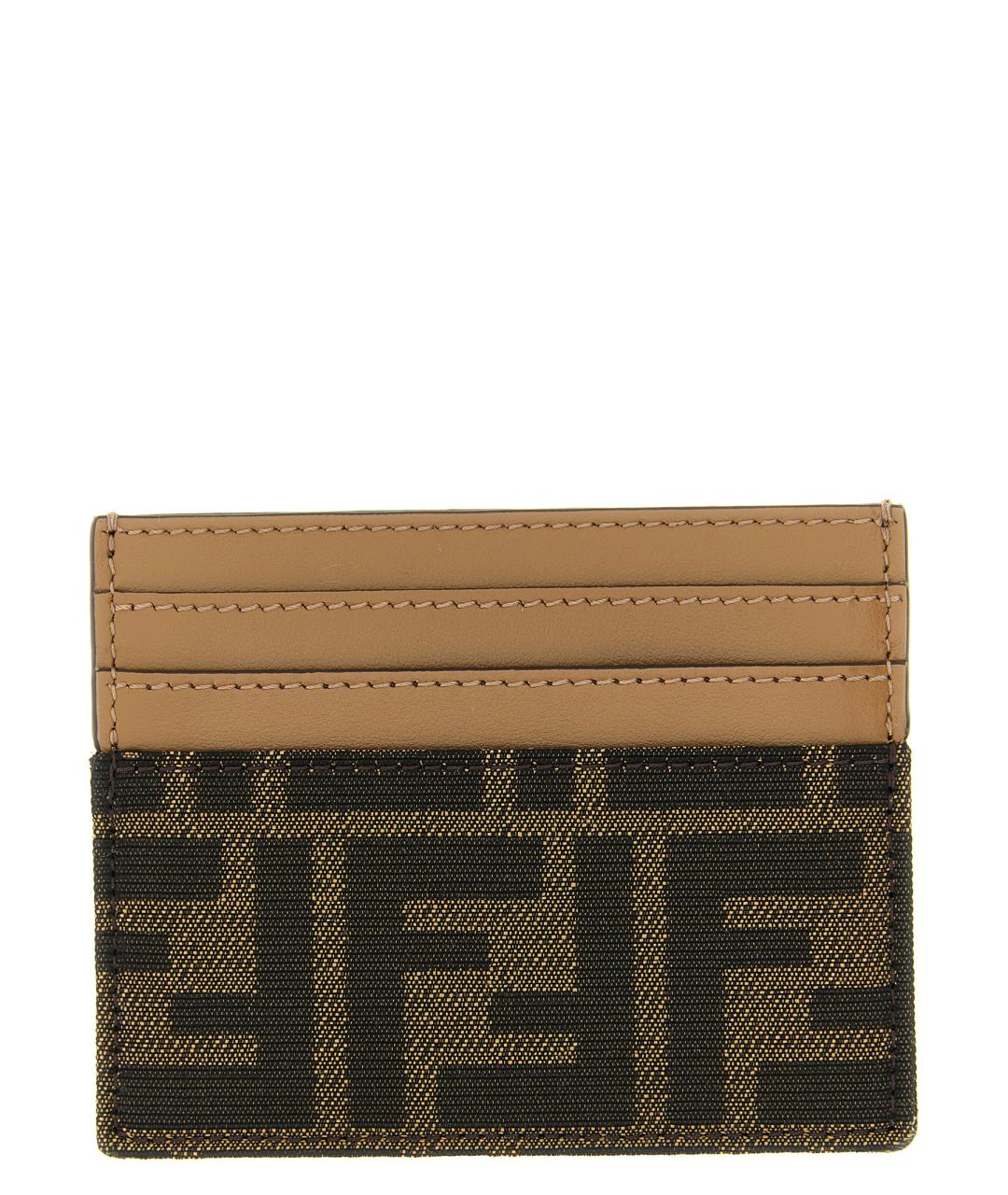 FENDI Коричневый кардхолдер, фото 2