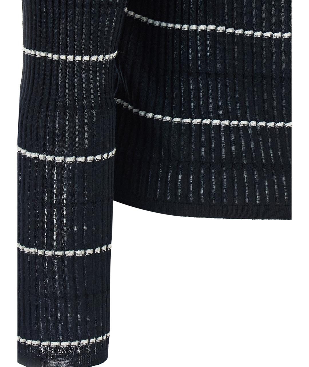 MAX MARA STUDIO Темно-синий шерстяной джемпер / свитер, фото 4