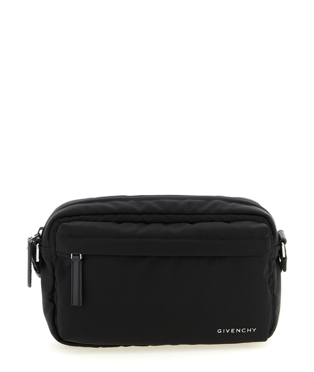 GIVENCHY Черная синтетическая сумка на плечо, фото 1