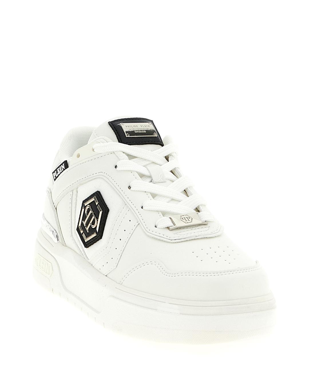 PHILIPP PLEIN Низкие кроссовки / кеды из искусственной кожи, фото 2