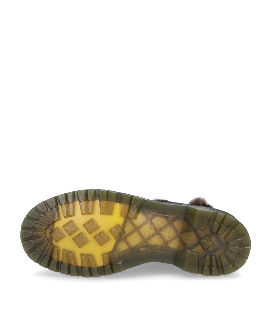 DR. MARTENS Коричневые кожаные ботинки, фото 4