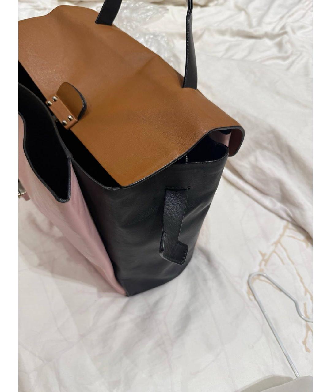 VALENTINO Мульти кожаная сумка с короткими ручками, фото 3