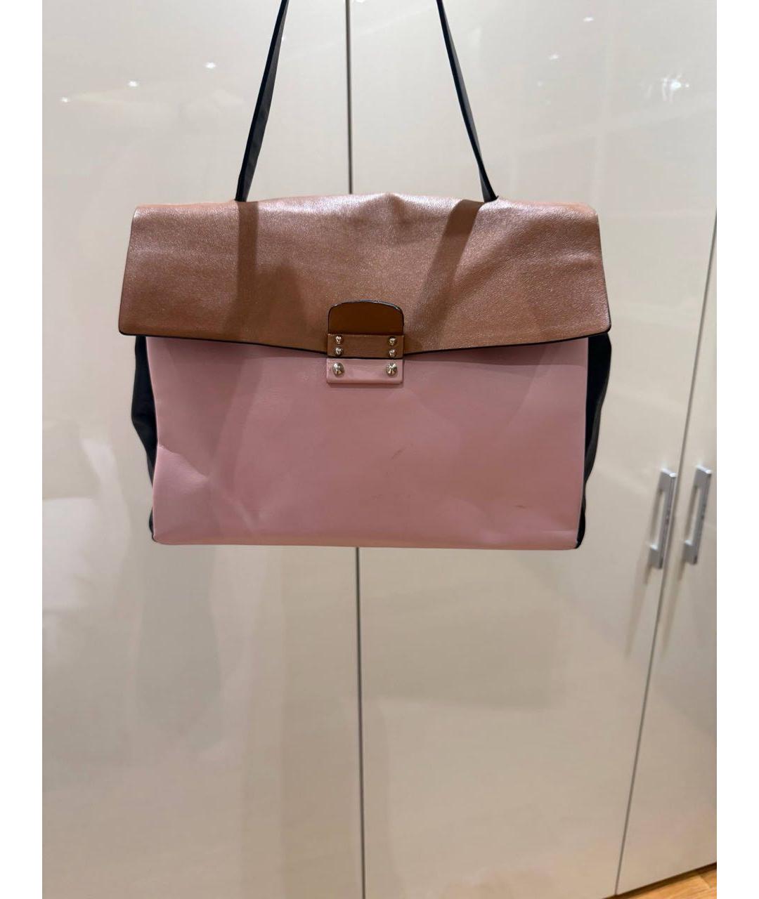 VALENTINO Мульти кожаная сумка с короткими ручками, фото 4