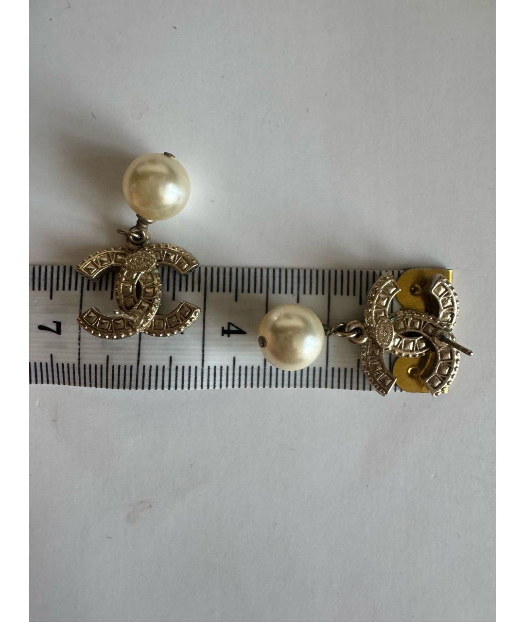 CHANEL Золотые серьги, фото 6