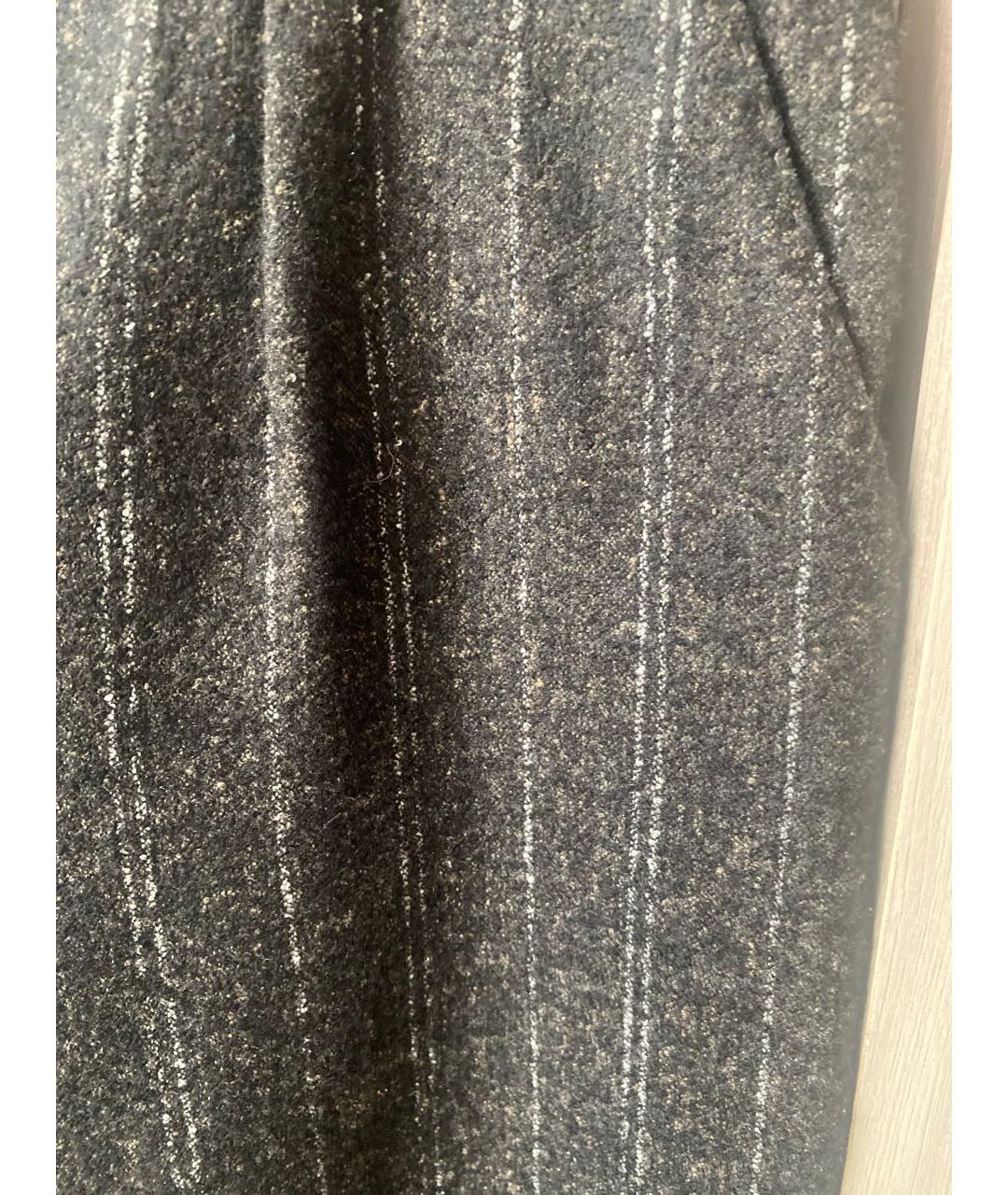 DOLCE&GABBANA Черный шерстяной костюм с брюками, фото 4