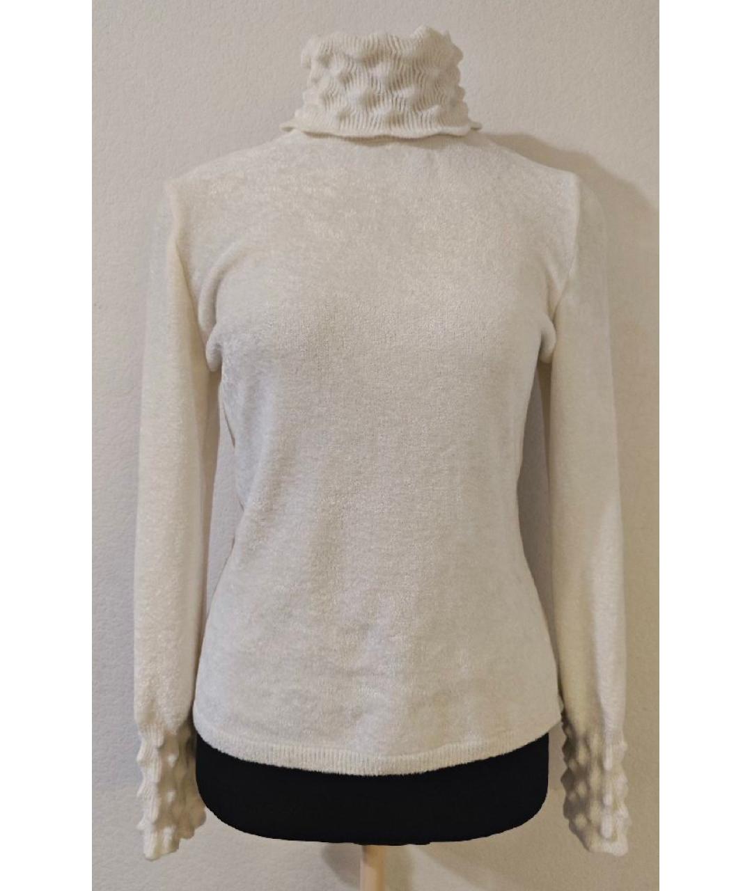 ESCADA Белая вискозная водолазка, фото 9