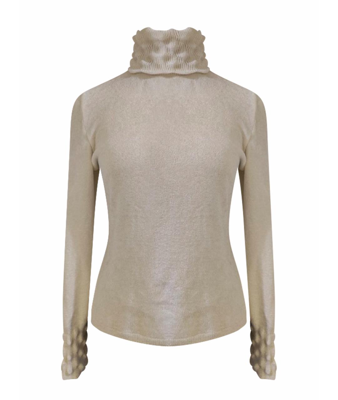 ESCADA Белая вискозная водолазка, фото 1