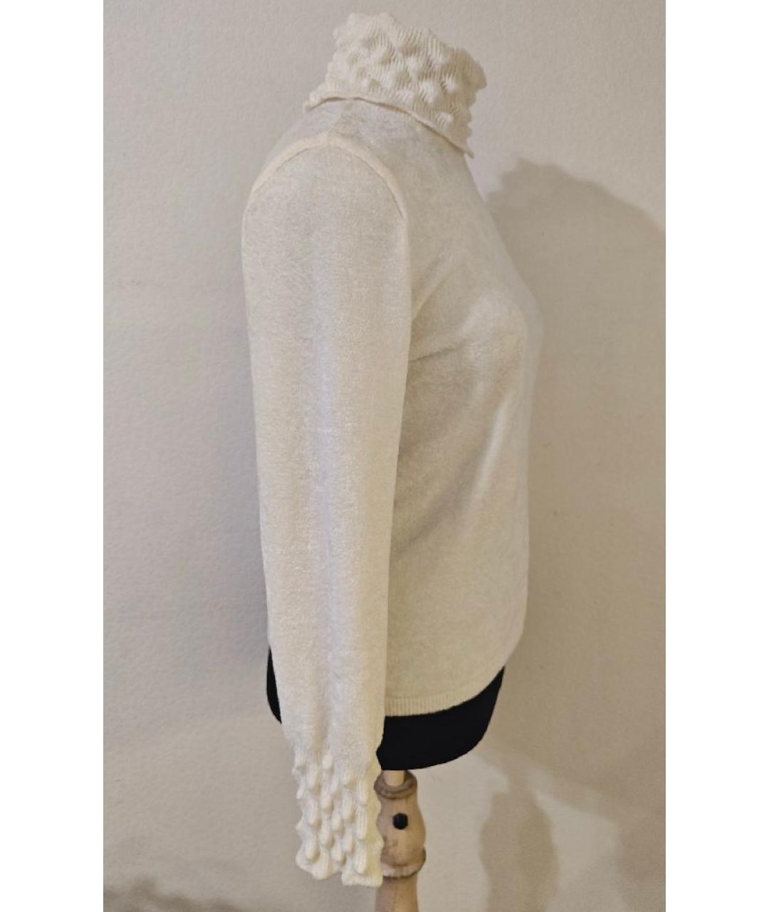 ESCADA Белая вискозная водолазка, фото 7