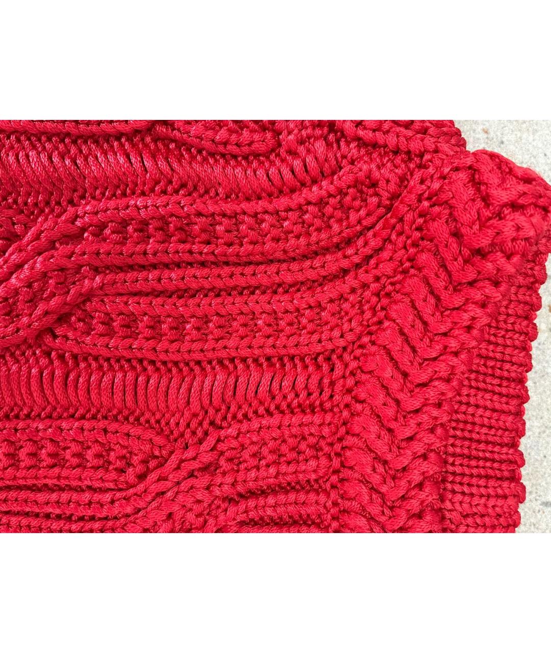 MAJE Красный вискозный джемпер / свитер, фото 7