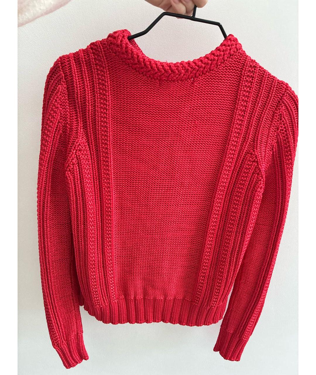 MAJE Красный вискозный джемпер / свитер, фото 2