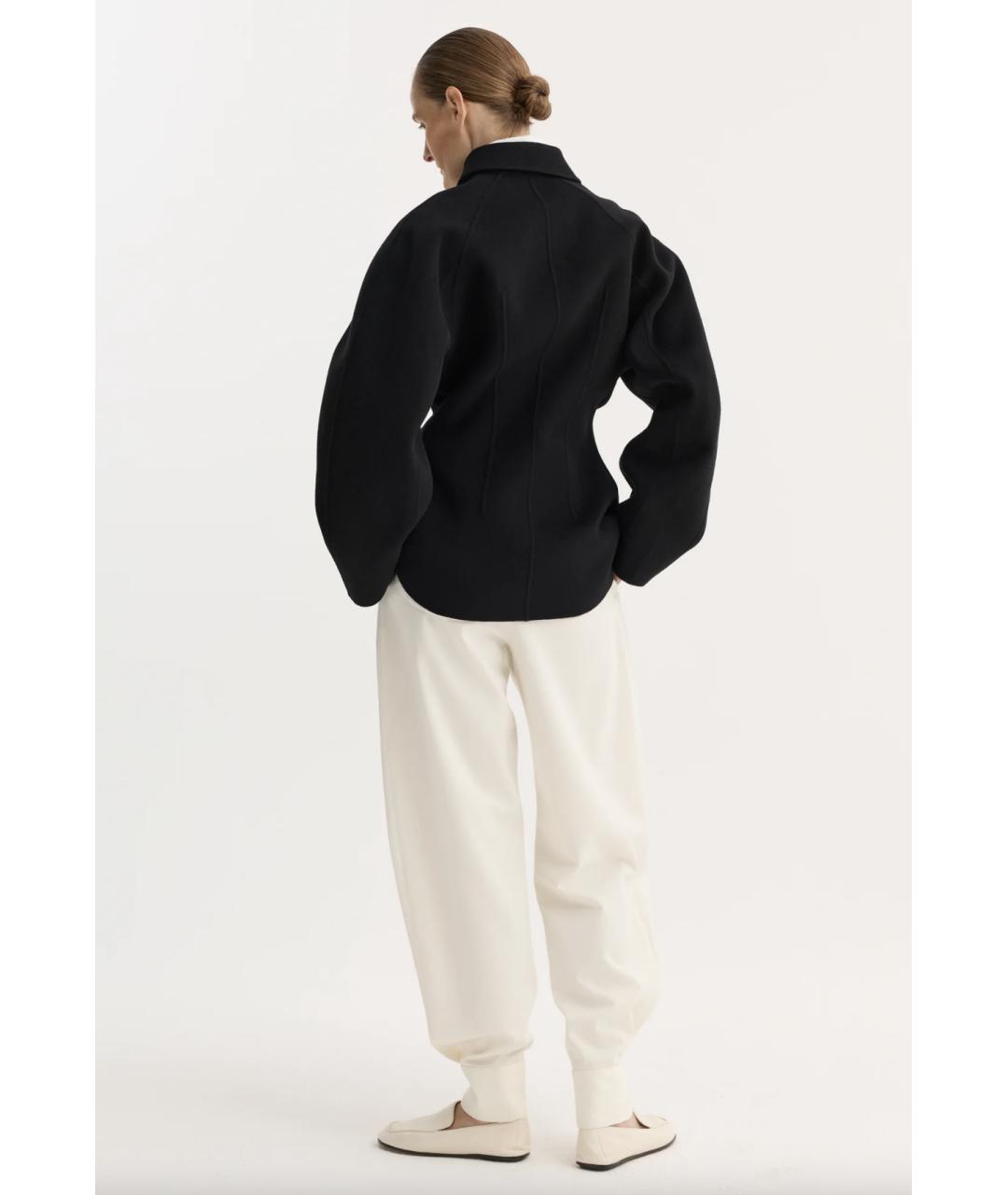 ROHE Черный шерстяной жакет/пиджак, фото 2