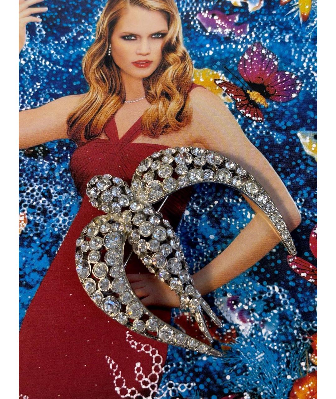 SONIA RYKIEL Серебряная металлическая булавка / брошь, фото 7