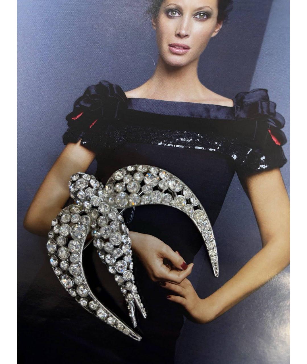 SONIA RYKIEL Серебряная металлическая булавка / брошь, фото 4