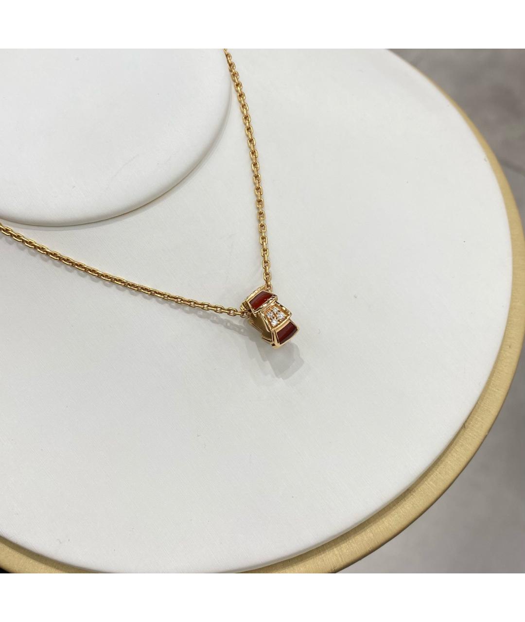 BVLGARI Золотое колье из розового золота, фото 3